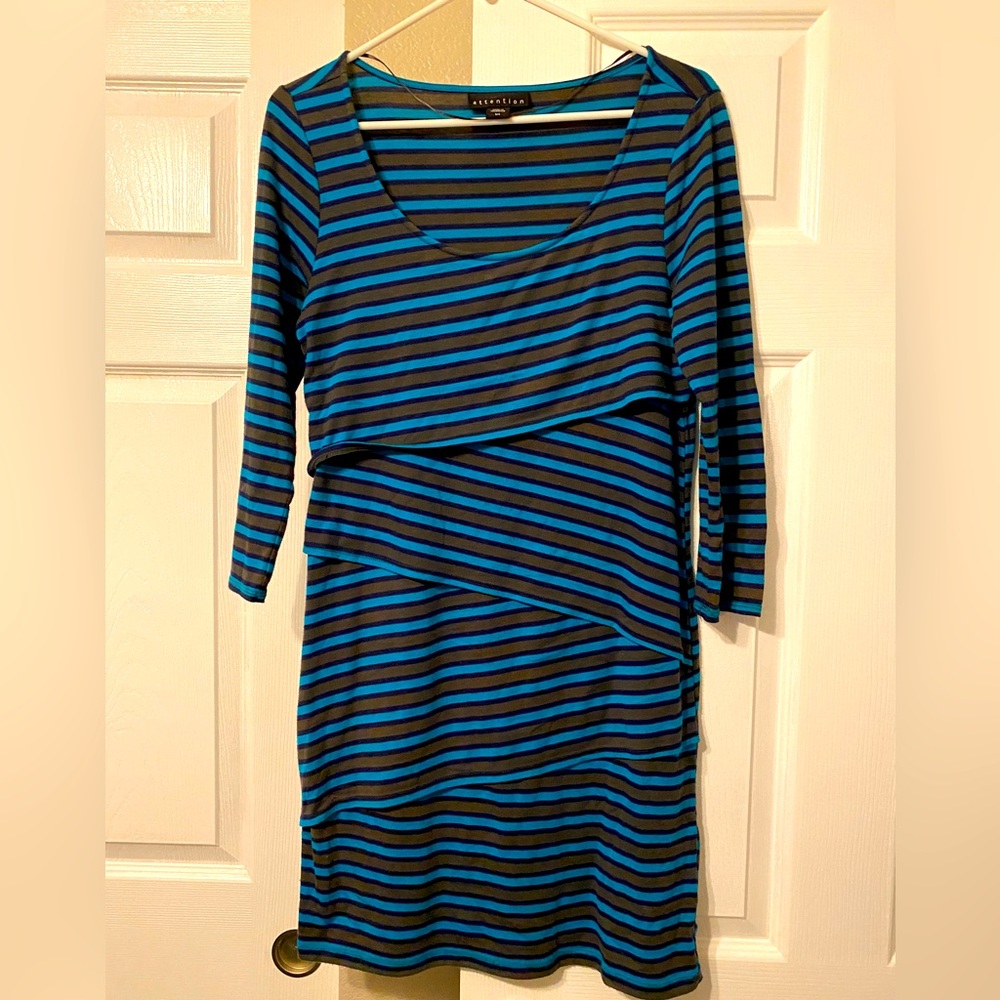 Attention striped dress